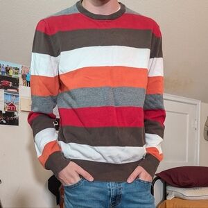 2000s Old Navy Striped Crewneck